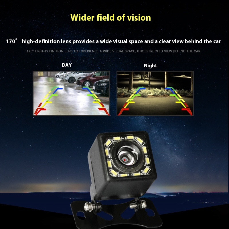 Car reversing camera HD night vision rear view car camera