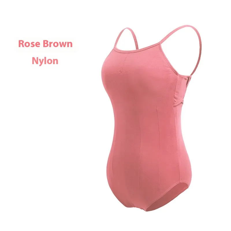 Dancing Dress Female Tight Braces - Rose Brown