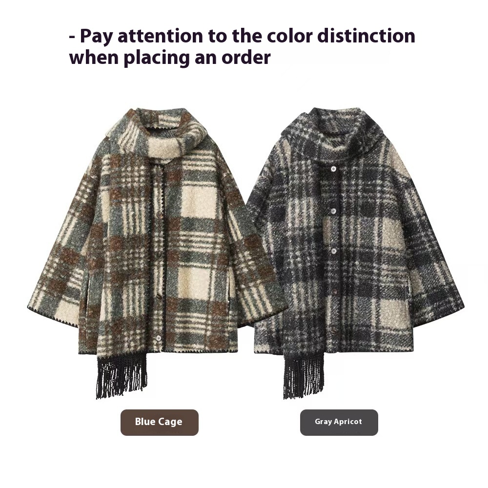 Title 5, Winter Scarf Collar Design Warm All-matching Co...