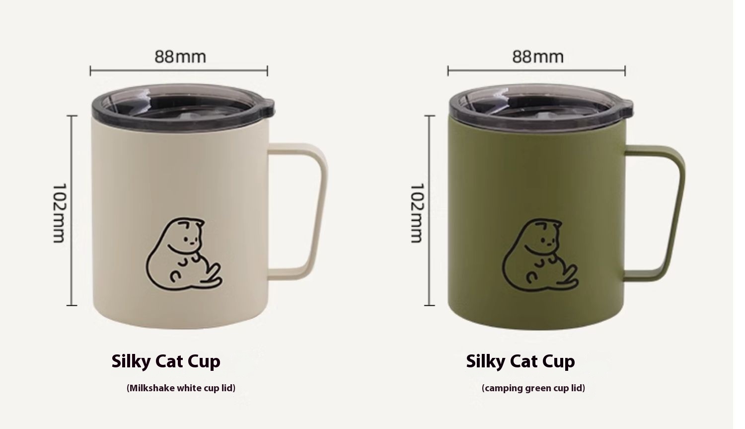 Title 2, Capped Mug, Insulated And Cold Water Cup, Cute ...