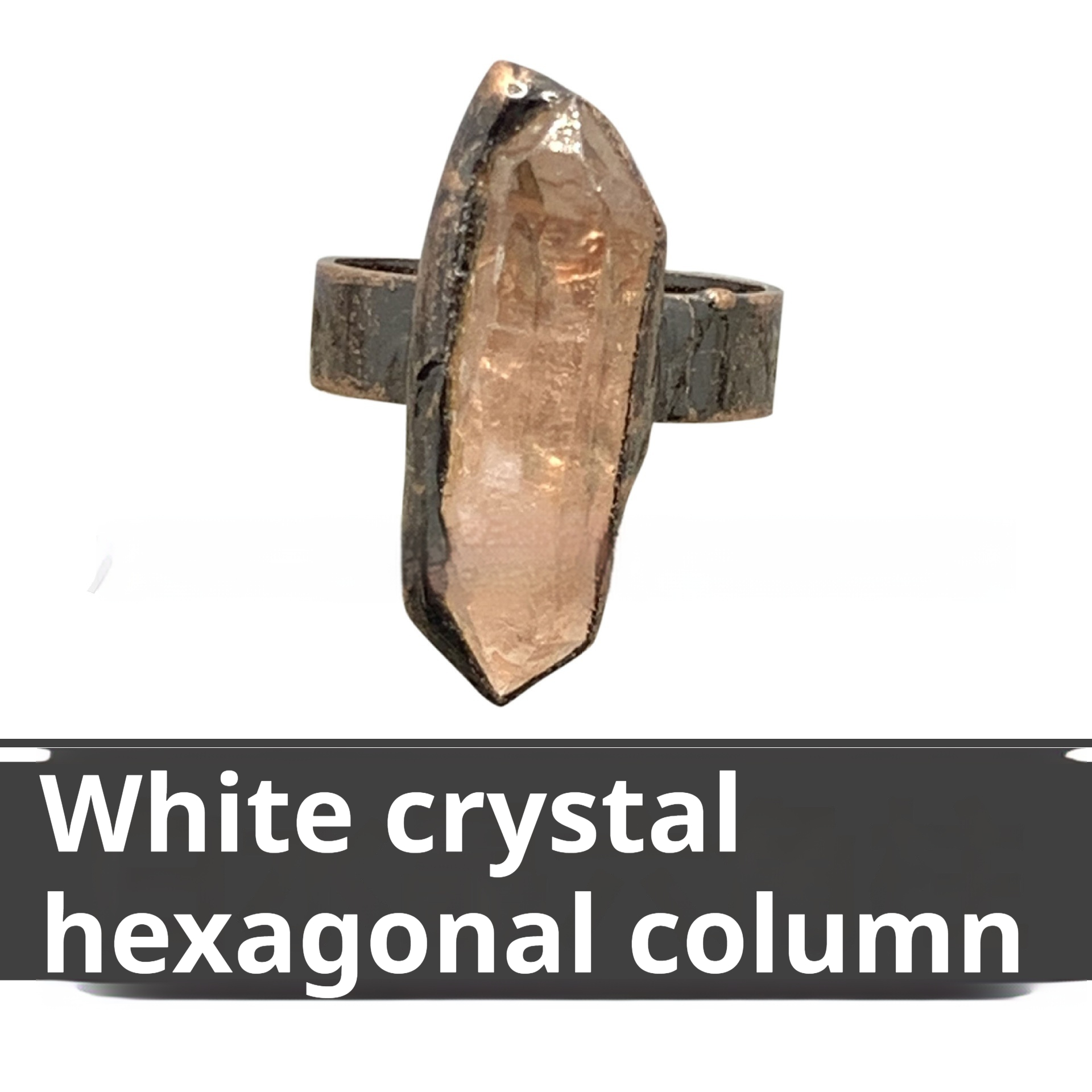 White Crystal Hexagon Prism