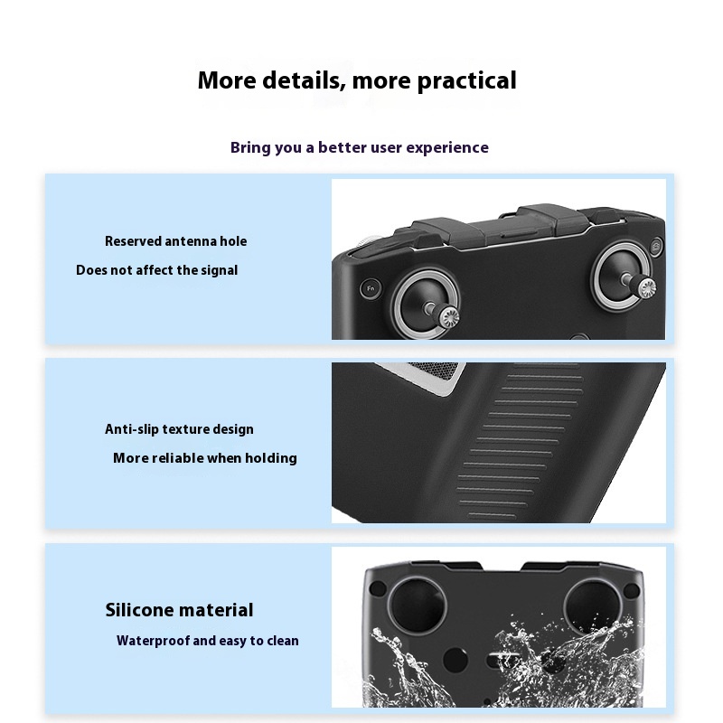 Title 7, Capa de silicone UAV do controle remoto