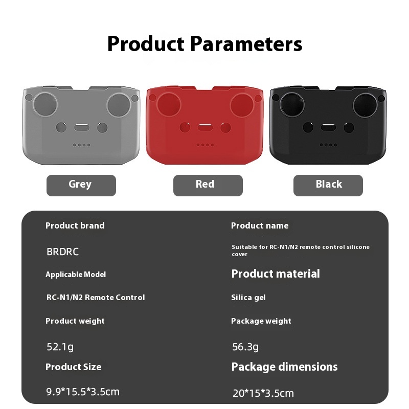 Title 2, Capa de silicone UAV do controle remoto