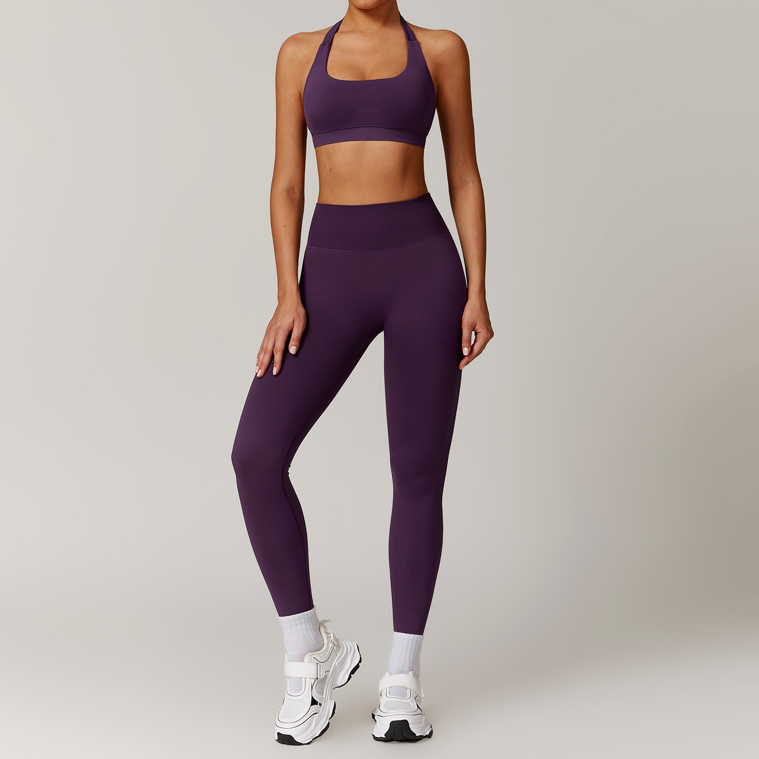Hanging neck Long pants