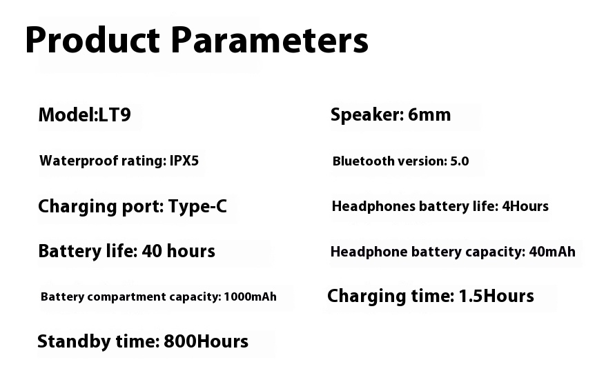 Title 1, Auricolare Bluetooth wireless Riduzione del rum...