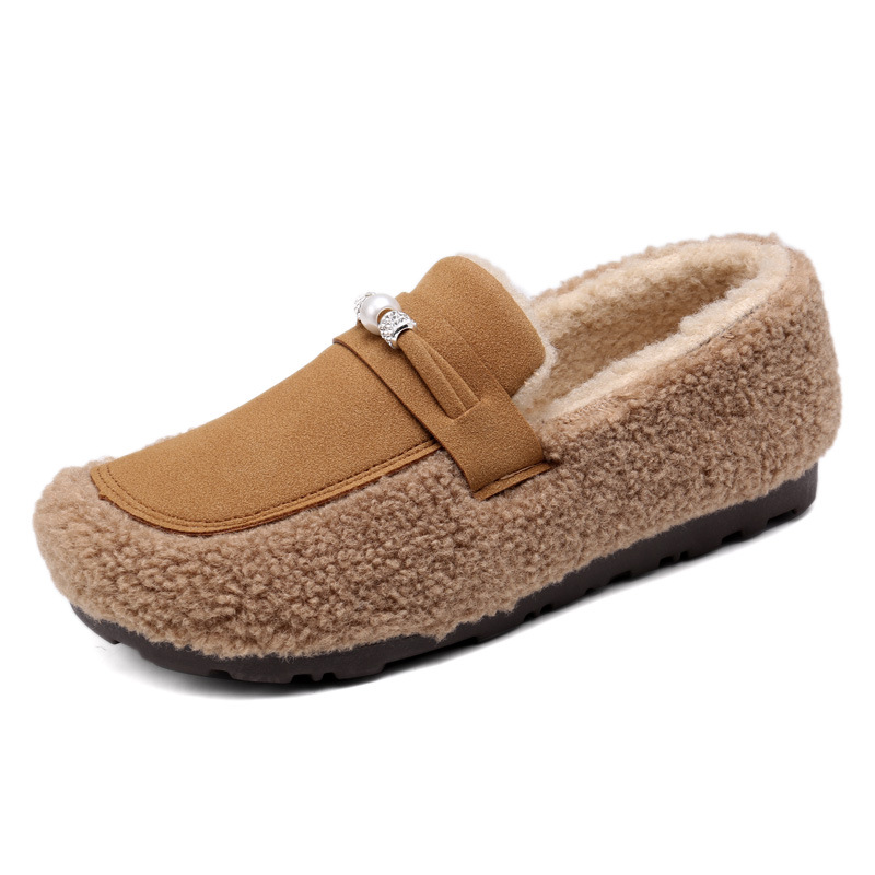 Title 6, Cotton Shoes Gommino Fleece Lined Padded Warm K...