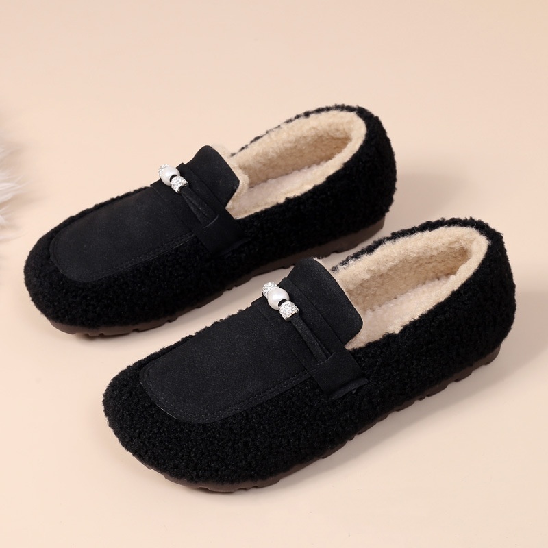 Title 4, Cotton Shoes Gommino Fleece Lined Padded Warm K...