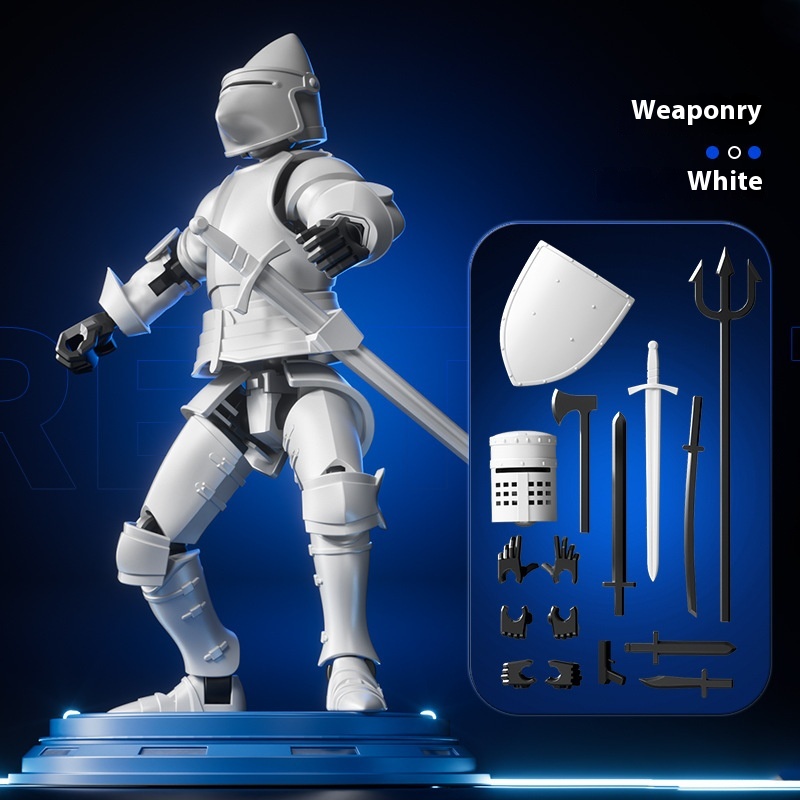 Magnetic Heavy Soldier White