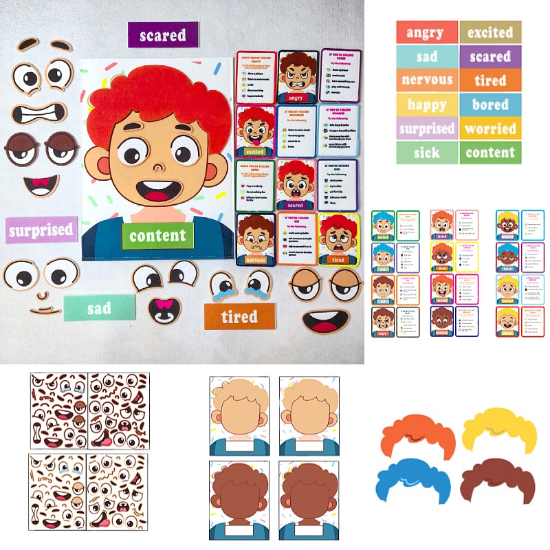 Little Boy Emoji Set