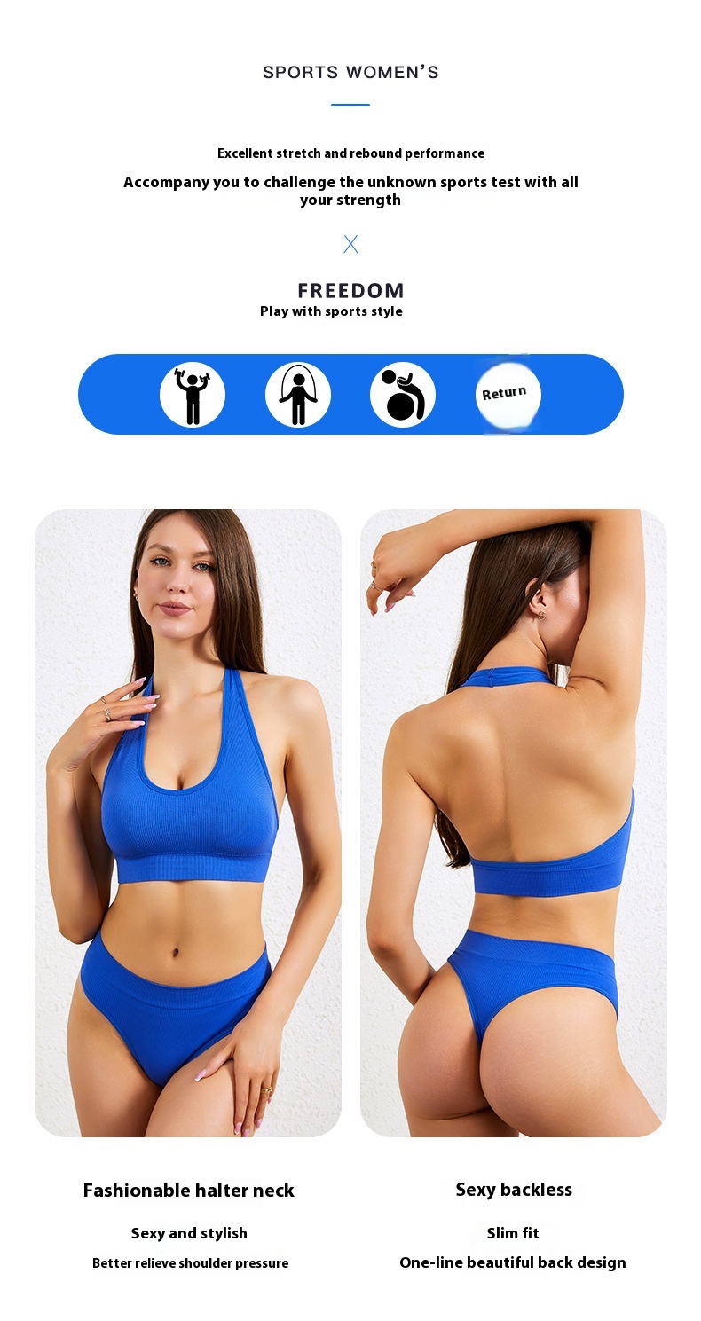 Title 1, No Steel Ring Push Up Sports Bra Female