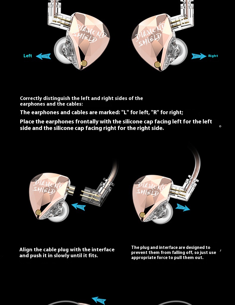 Title 1, Auriculares con cable de música para juegos, 4 ...