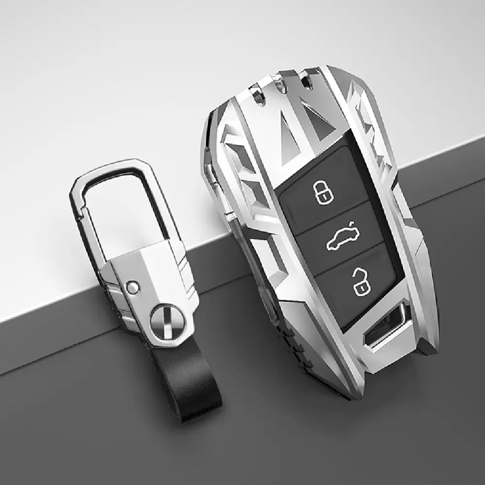 Metal Mecha Golf Auto Key Shell Sets of Protective