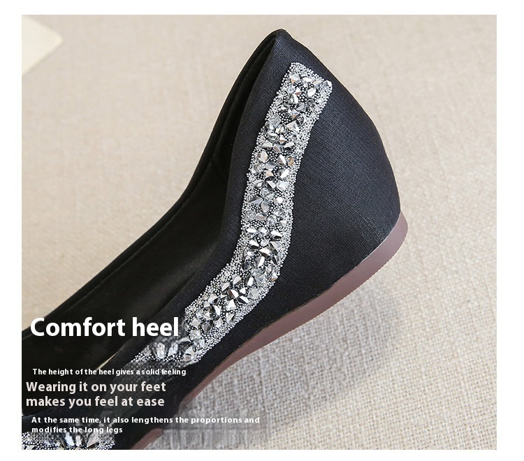 Title 4, Spring And Autumn New Evening Style Flat Gentle...