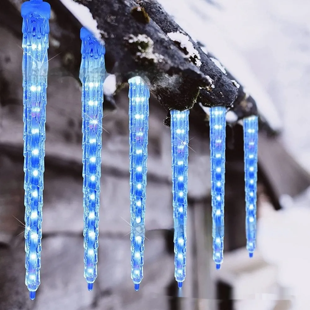 LED Ice Cone Shaped Meteor Shower Solar