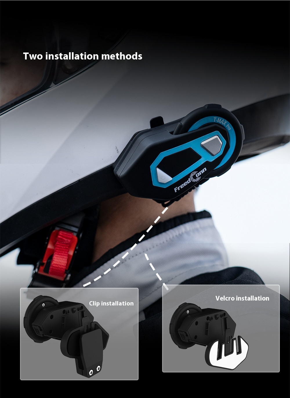 Title 2, Headset Motorcycle Helmet Headset Hands-free No...