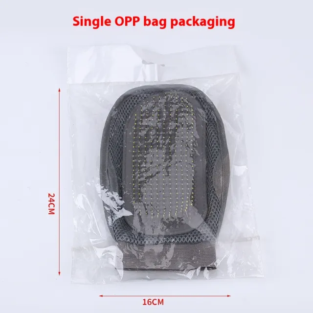 Pet Comb Hair Bath Massage Gloves Gray - Shop at LoveMi