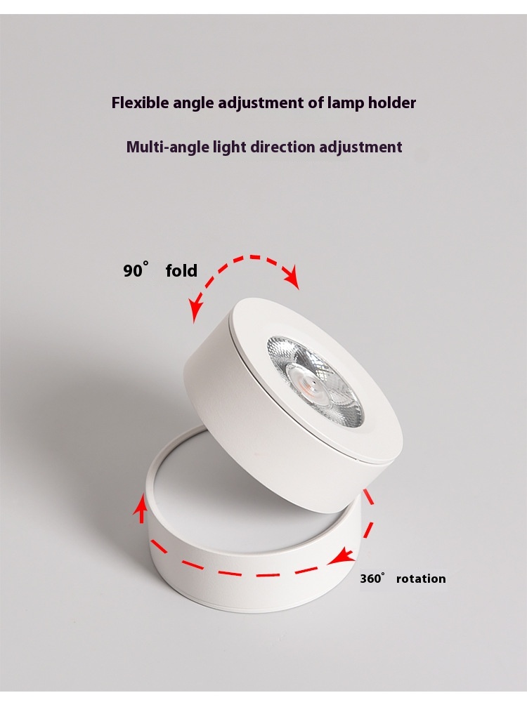 Title 18, Adjustable Angle Surface Mounted Spotlight Led ...