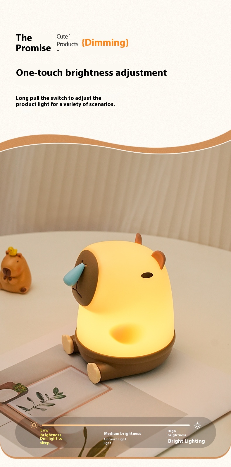 Title 5, Creative Kappabala Snot Dolphin Petite lampe de...