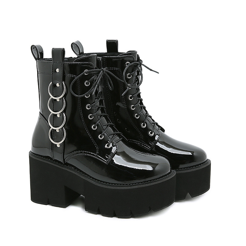 Title 2, Botas plataforma Muffin Doc Martens para motoci...