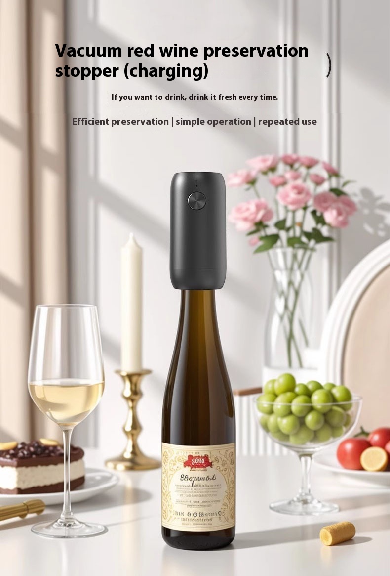 Title 1, Intelligent Electric Wine Vacuum Plug Creative ...