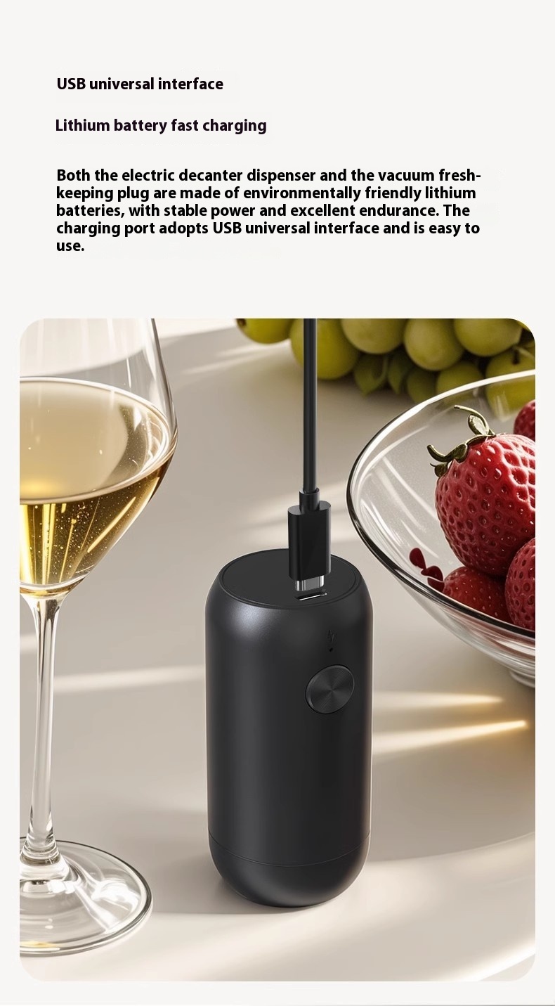 Title 2, Intelligent Electric Wine Vacuum Plug Creative ...