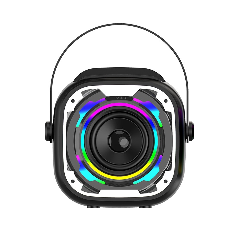 Portable Wireless Bluetooth Speaker With Microphone Integrated Karaoke Speaker - Image 6