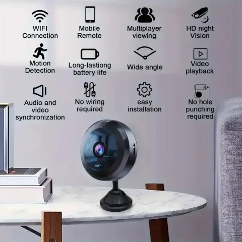 Wireless Network Security Camera WiFi HD Surveillance Diamond