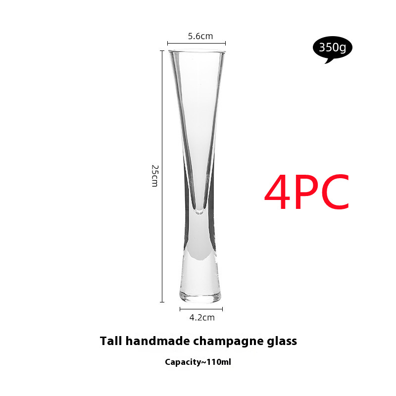 High Champagne Glass 4PCS