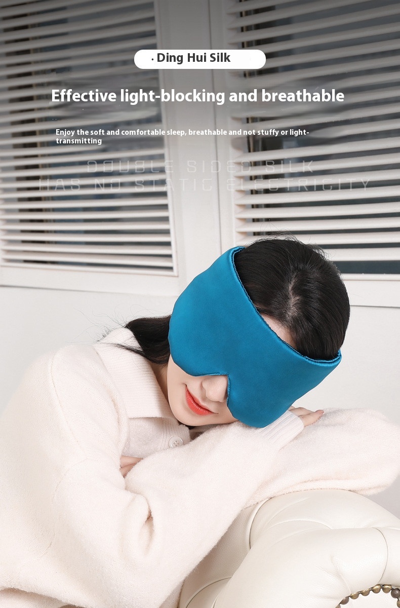 Title 9, Silk Sleeping Eye Mask Velcro Double-sided Silk