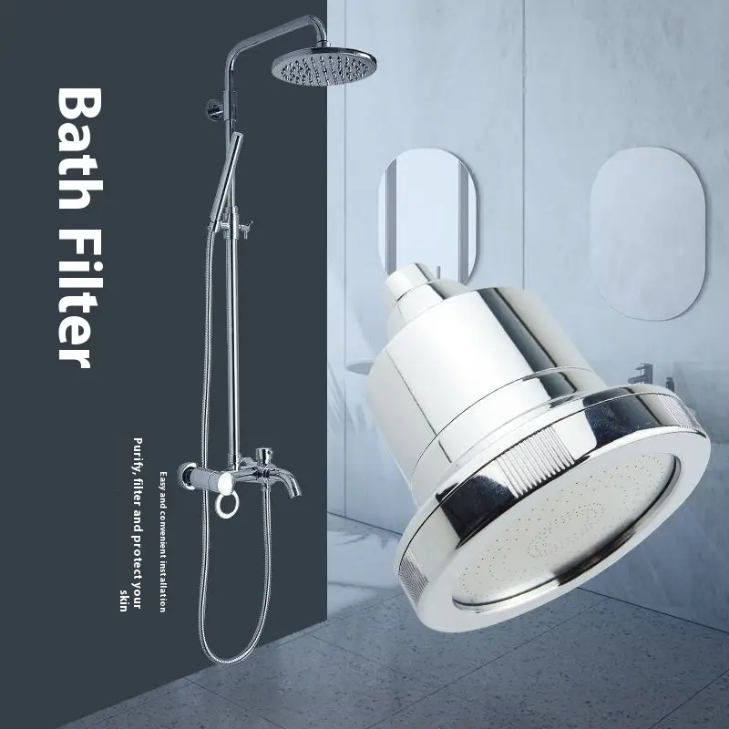 Household bathroom showerhead water purifier filter