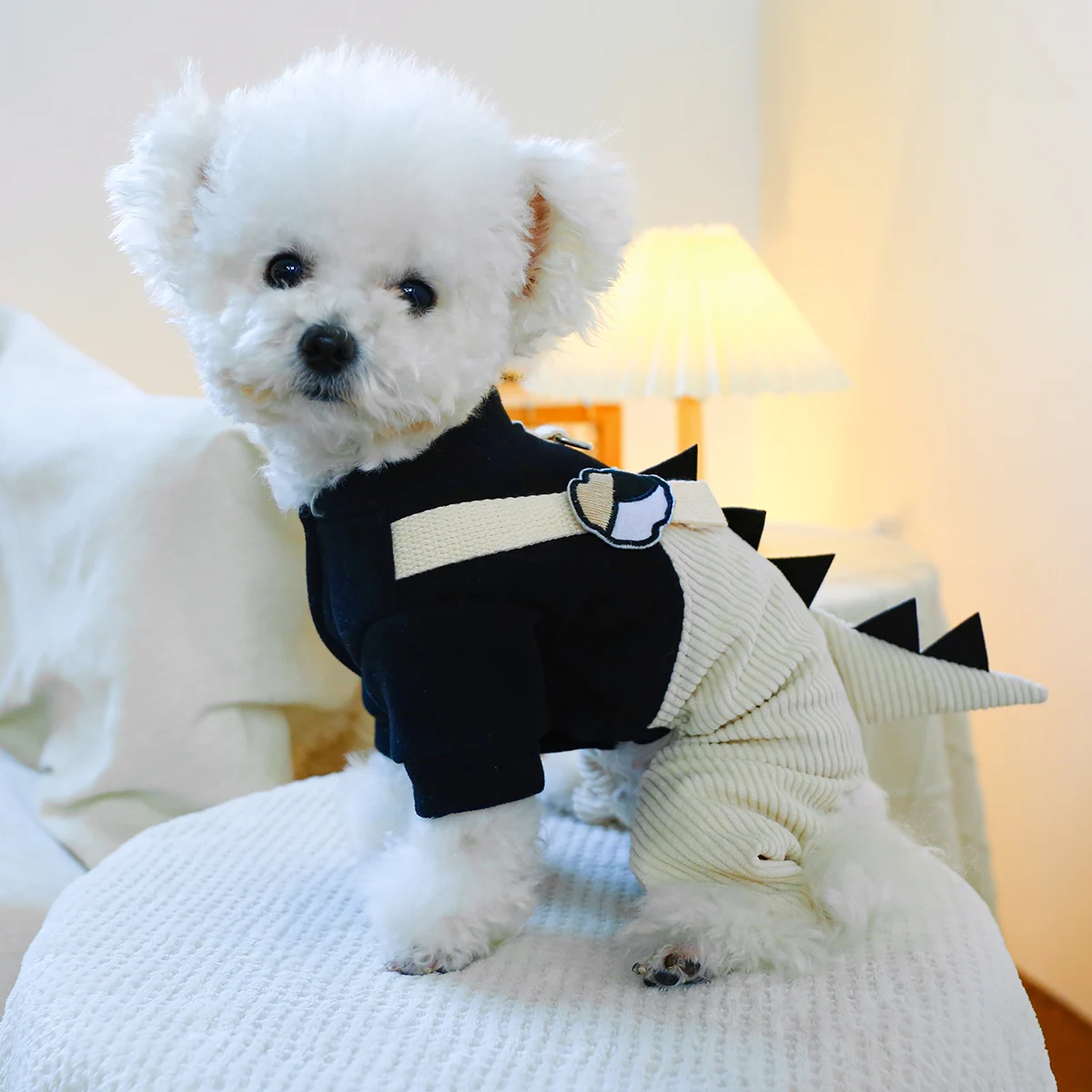 Title 3, Pet Cute Cartoon Four-legged Pet Clothing Casua...