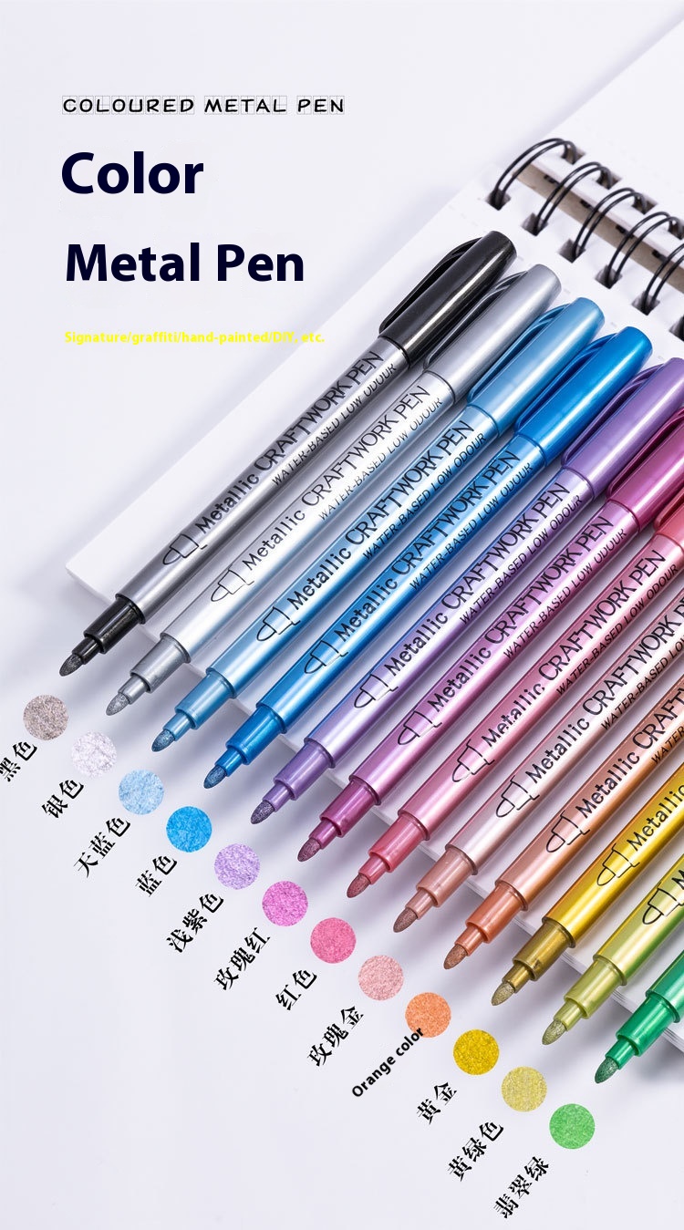 Title 13, 550s Color Metal Pen Hard-headed Craft Pen Pain...