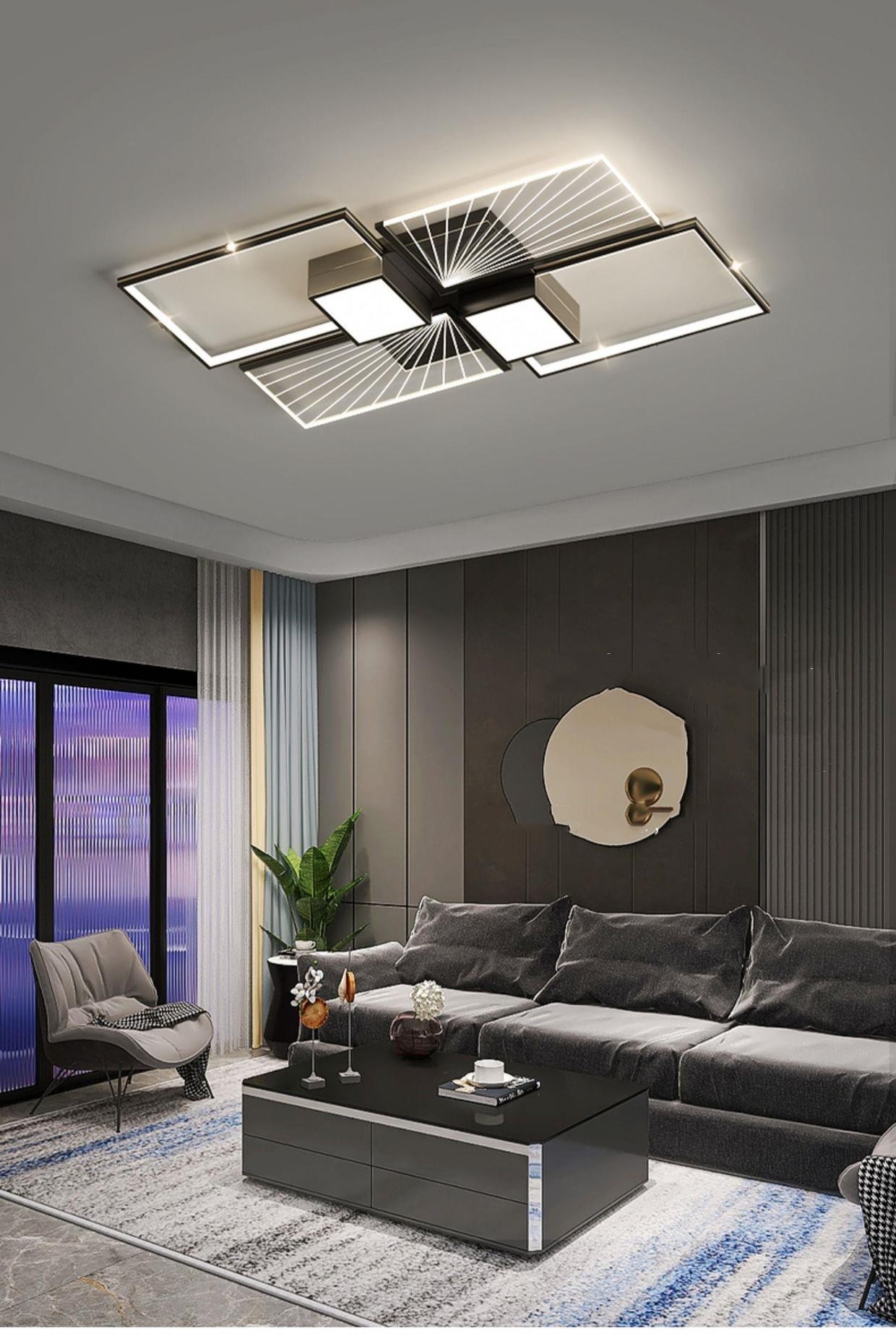 Title 1, Modern and Simple Living Room Ceiling Lamp for ...