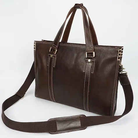 First Layer Cowhide Oily Leather Shoulder Messenger