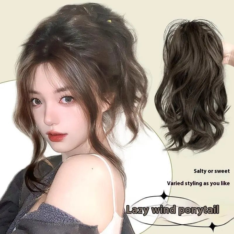 Wig Women's Long Hair Light Without Draping