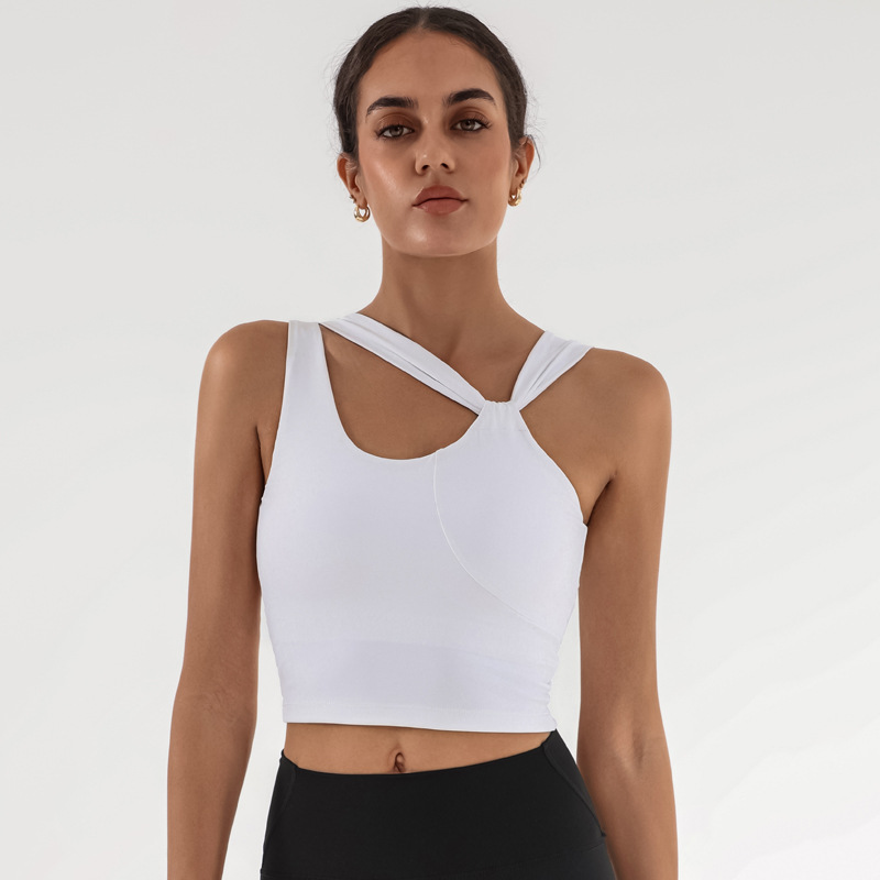 Title 8, Yoga Vest Naked Women Skin-friendly Sports Top