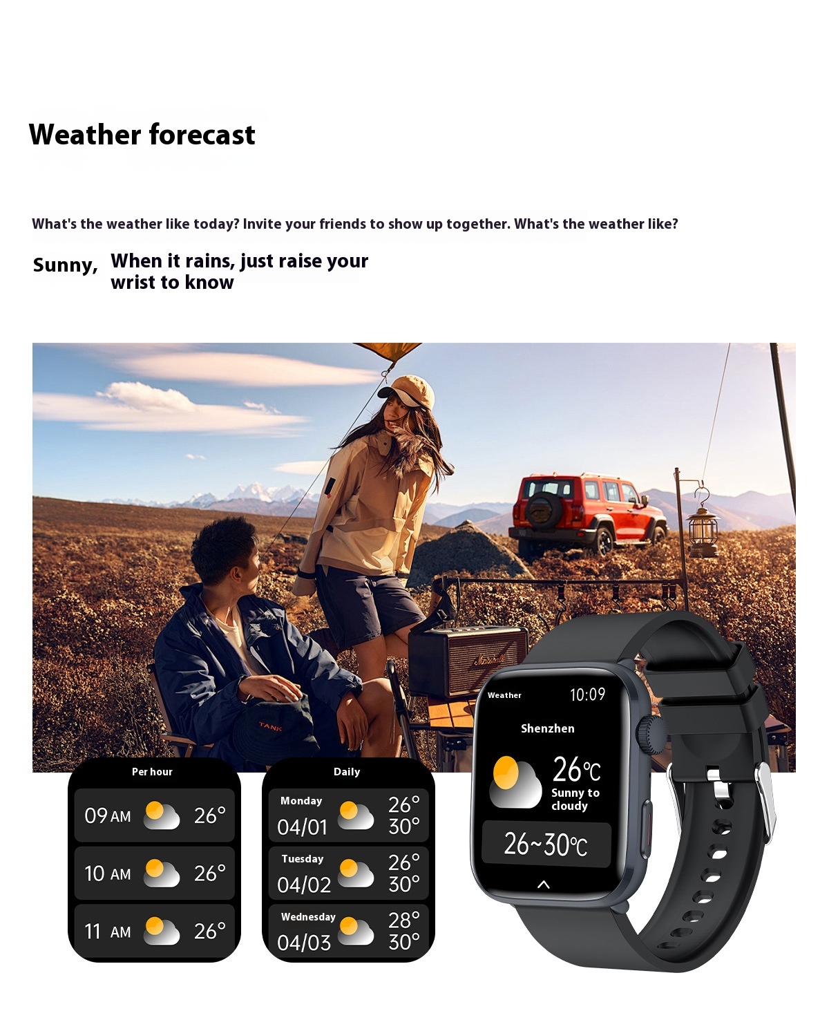 Title 9, T92 Smart Watch Bluetooth Calling Blood Sugar H...