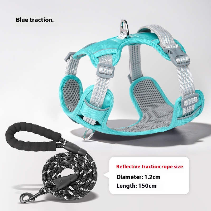 Blue and 1.5m tow rope