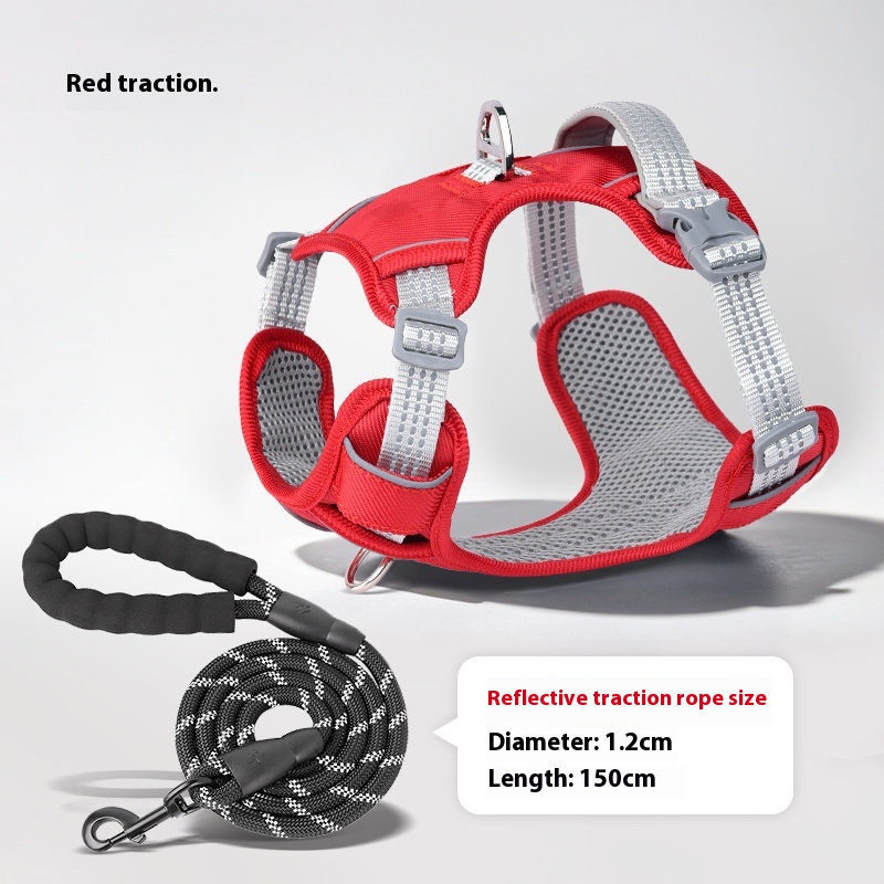 Red and 1.5m tow rope