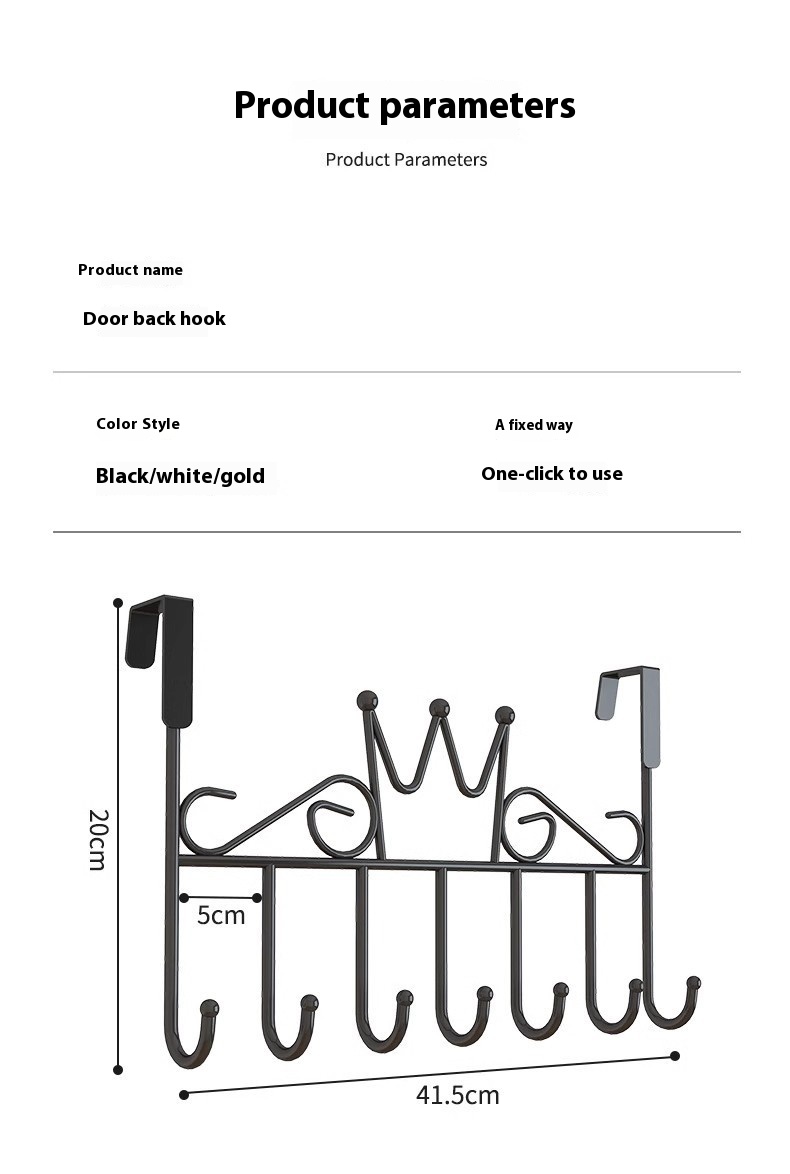 Title 1, Hole-free Hook Behind The Door