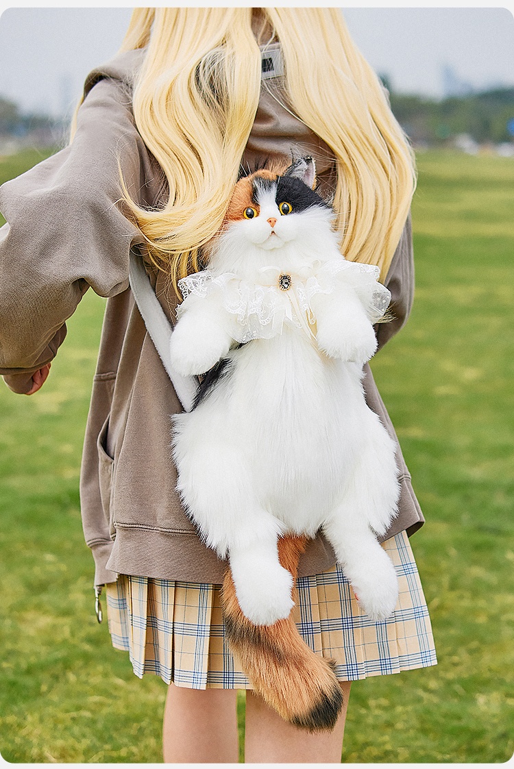 Title 5, Drei-Blumen-Katzen-Plüschtier-Simulationsrucksack