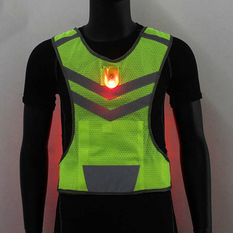 Title 4, Gilet a emissione di luce a LED Freccia da cors...