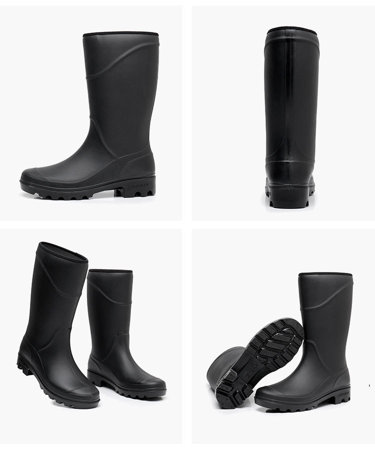 Title 3, Mid-High Tube Rain Boots Men