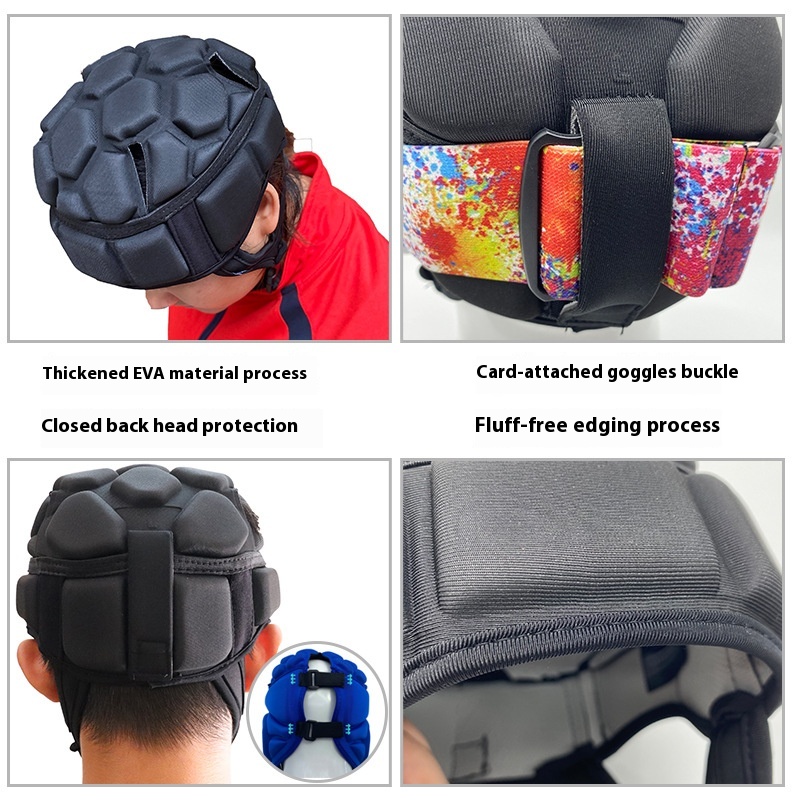 Outdoor Sports Skiing Safety Helmet Skating Football Rugby Anti-fall Collision Head Cover - Image 6