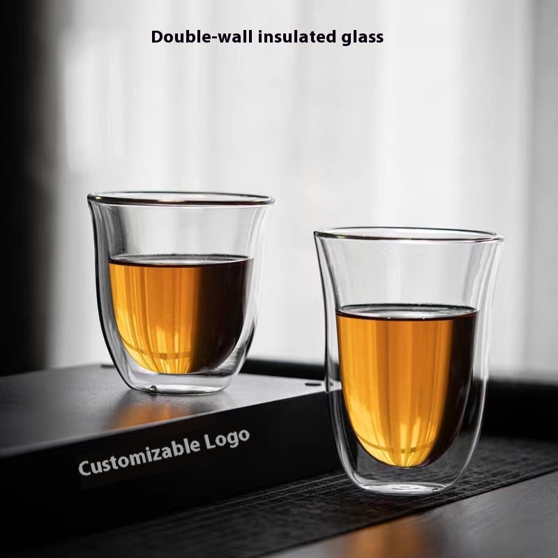 Double-layer Transparent Multi-model Creative Coffee Cup