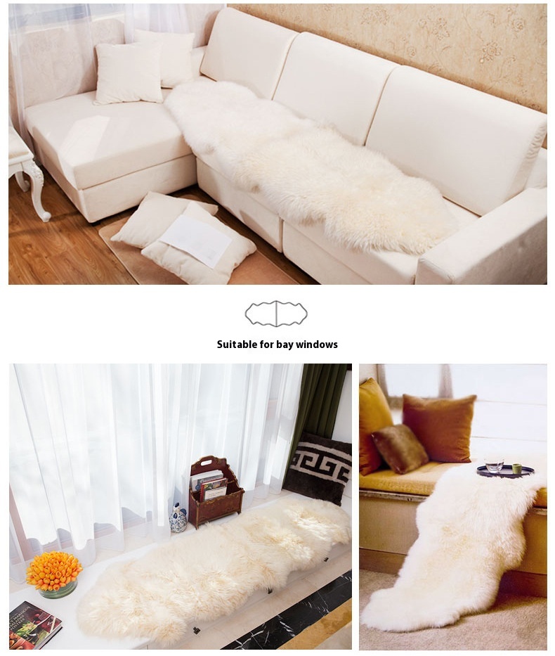 Title 8, Wool-like Carpet Sofa Cushion Window Sheepskin