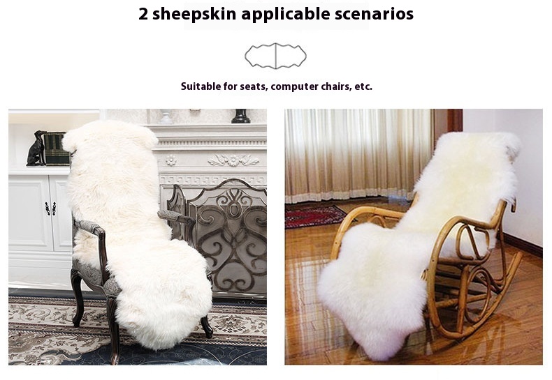 Title 5, Wool-like Carpet Sofa Cushion Window Sheepskin