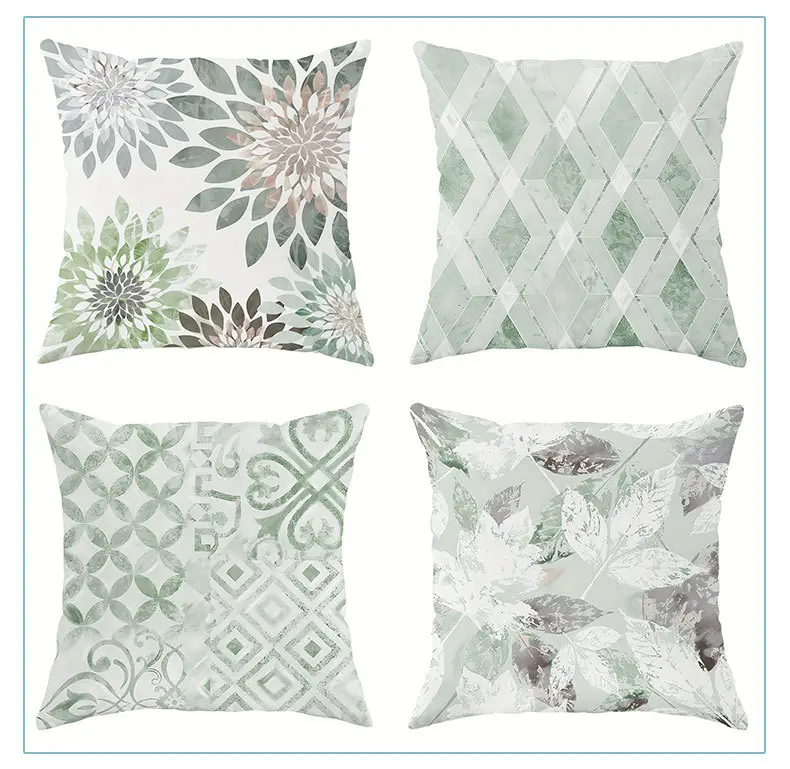 American Style Furnishings Linen Pillow Four-piece Set