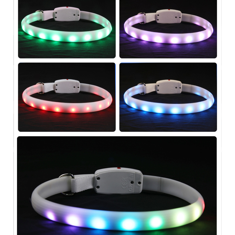 Title 5, USB Rechargeable Pet Dog LED Glowing Collar Pet...