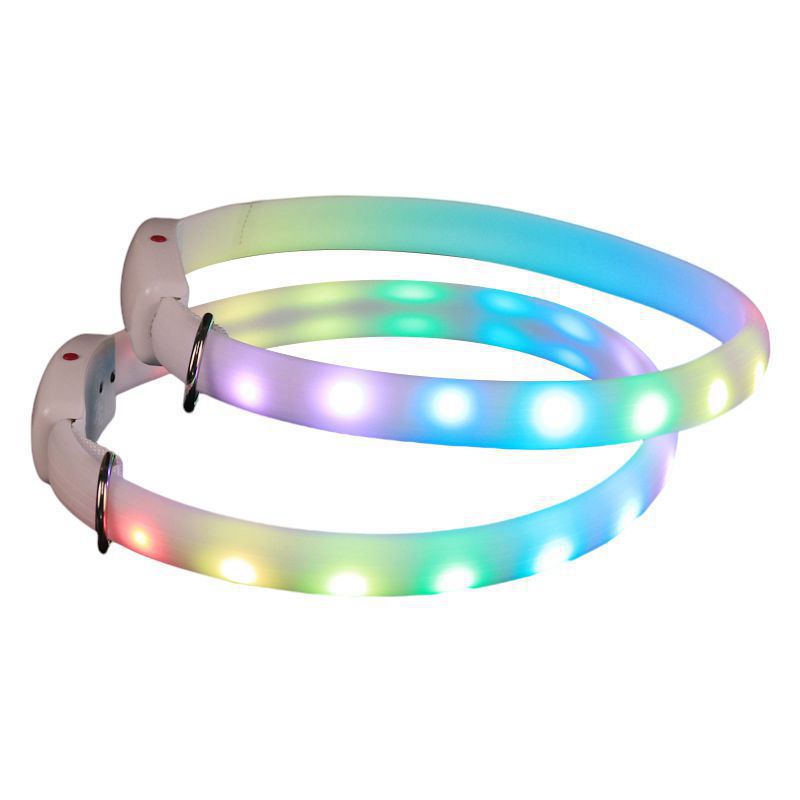 Title 2, USB Rechargeable Pet Dog LED Glowing Collar Pet...